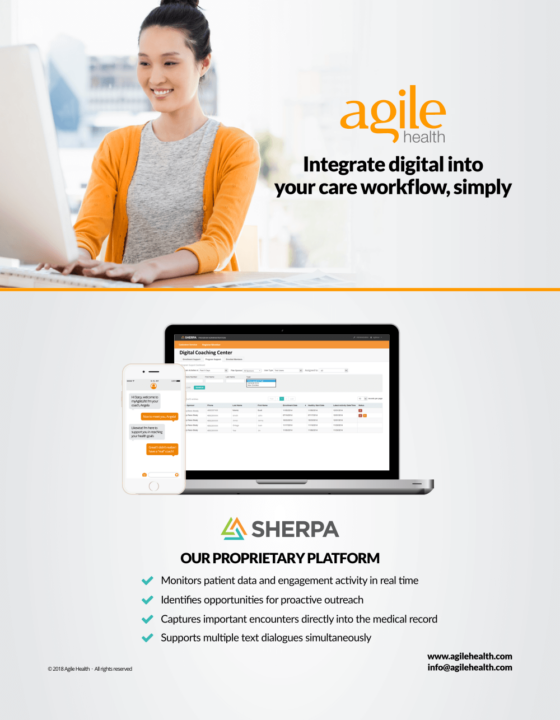 Page explaining a platform offering